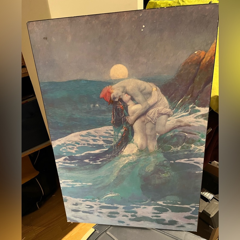 Oceanic Embrace Art Print